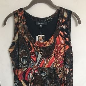 Karen Kane Peacock feather dress Size 0X